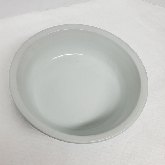 Beige Rabbit Shadow Design Serving Mixing Bowl Signed 10" Round Tableware - Picture 3 of 6